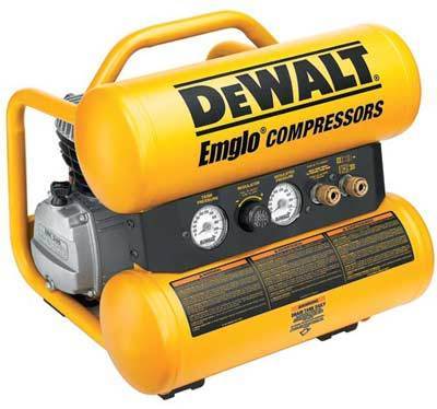 New dewalt 2.7 max hp 4 gallon compressor D55152