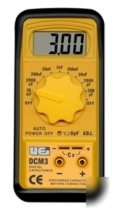 New uei DCM3 digital capacitance meter hvac 