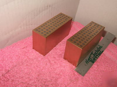 Parallels blocks magnetic toolmaker machinist brass 