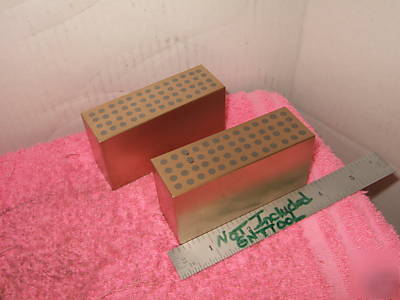 Parallels blocks magnetic toolmaker machinist brass 