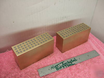 Parallels blocks magnetic toolmaker machinist brass 