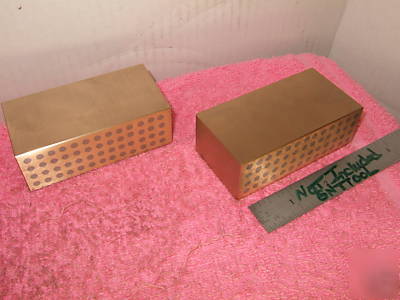 Parallels blocks magnetic toolmaker machinist brass 