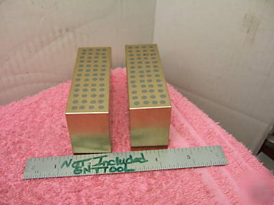 Parallels blocks magnetic toolmaker machinist brass 