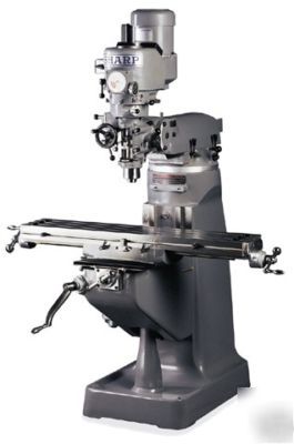 Sharp model lmv-50 vertical milling machine 9X50 table 