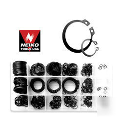 Snap rings retaining rings 300 piece assortment 
