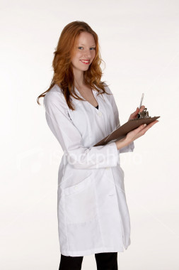 White lab medical dr`s & food coat ladies size 8 to 24 