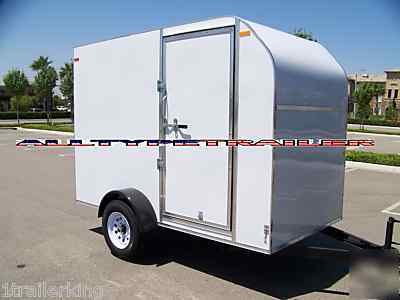 New enclosed scooter toy hauler cargo quad trailer