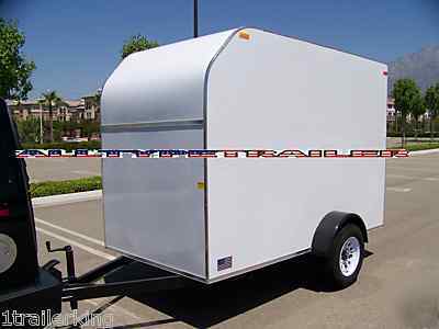 New enclosed scooter toy hauler cargo quad trailer