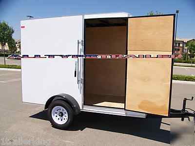 New enclosed scooter toy hauler cargo quad trailer