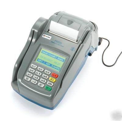 New first data FD200 u/b wells fargo dual comm fd 200