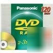 New panasonic dvd ram disc x 10 anti-scratch & sealed