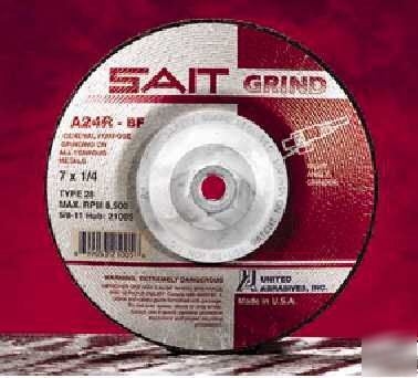 New sait depressed center grinding wheel part# 21004 