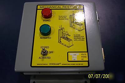 Poweramp mechanical restraint controller #41104