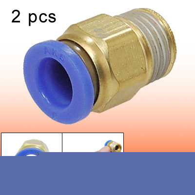 Push in to connect straight round pneumatic fittings 2