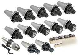 Techniks 43 pc CAT40 cnc tooling package cat-40 collets
