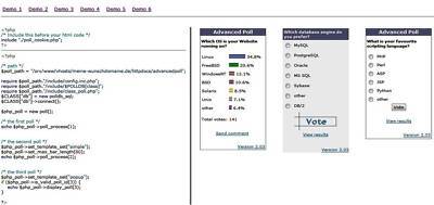 1 year hosting advancedpoll - a poll management system