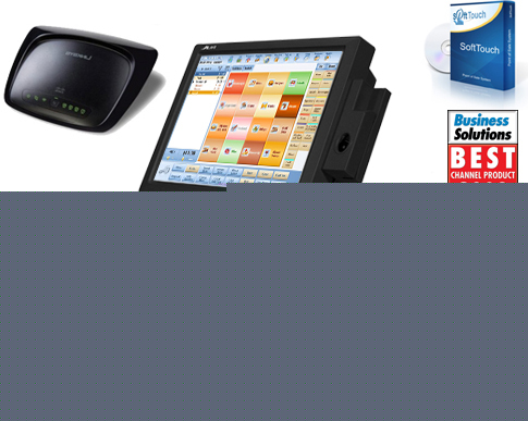 2 stn restaurant touch screen pos system & software