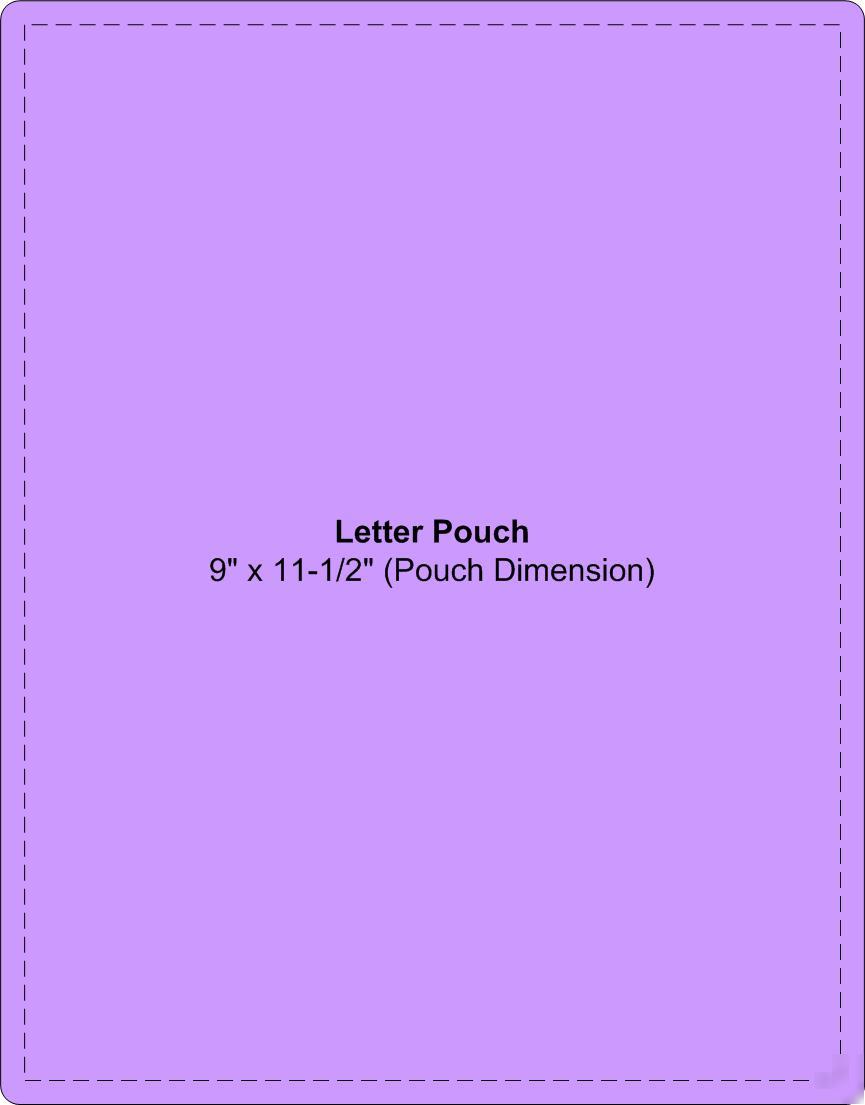 5 mil letter size laminating pouch, 9