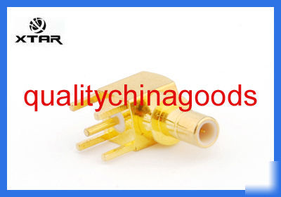 50X smb male with pcb connector right angle #0069