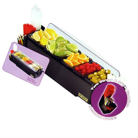 Dome condiment tray home party bar club equipment