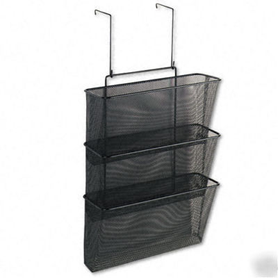 Fellowes 75901 mesh partition 3 file pocket organizer