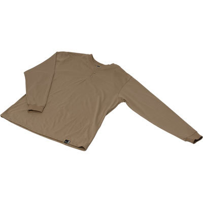 Gravel gear henley shirt tan, medium, nt-hny-t-(m)