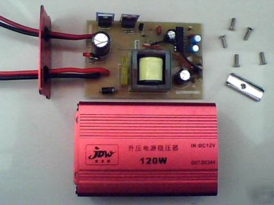 Adjustable dc-dc step-up converter in 10-16V out 12-48V