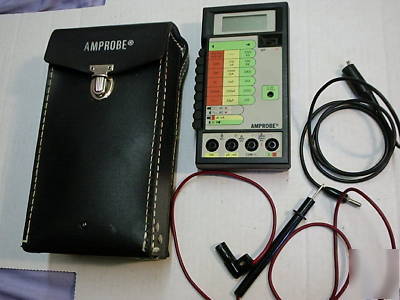 Amprobe model am-4A multimeter and case with probes
