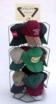 New 1 - 12 pocket sports cap counter spinner display