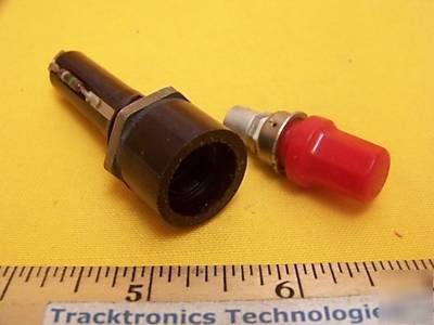 New 1 bussman fuse holder #hku red indicator bayonet