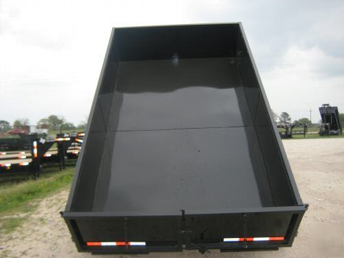 New 2010 7'X12' texas pride dump trailer 12K gvwr 