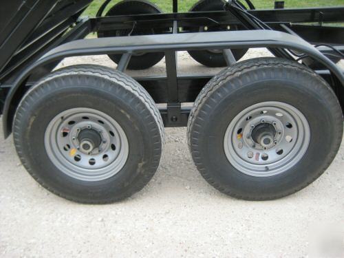 New 2010 7'X12' texas pride dump trailer 12K gvwr 