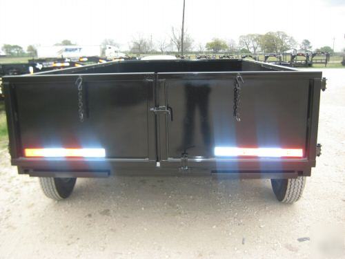 New 2010 7'X12' texas pride dump trailer 12K gvwr 