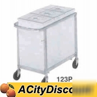 New channel ingredient cart organizer w 3 storage bins