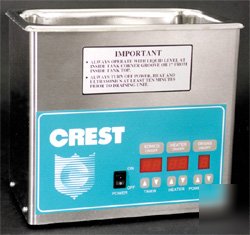 New crest 1875D digital 5.75 ultrasonic heated cleaner