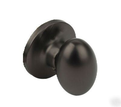 New oil rubbed bronze dummy egg shaped door knob