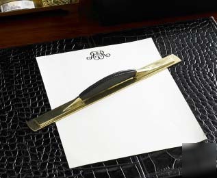 New ralph lauren gaspard goldplate straight edge