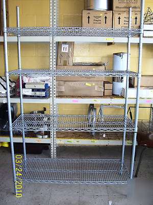 New stortec system wire shelving 48
