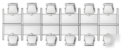 Pod of 12 ~ herman miller 48