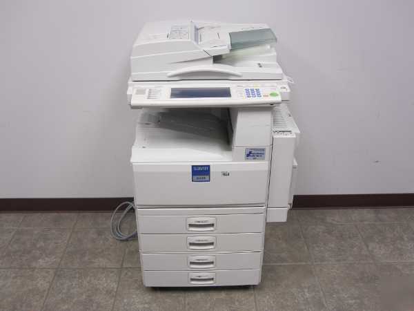Savin 8035 laser copier scanner 4 tray G3 ricoh 3035