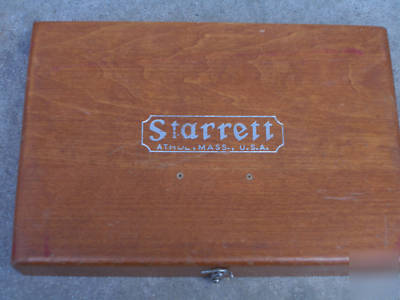 Starrett universal precision gage set 995EZ in case