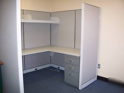 Steelcase complete set of 8 cubicles