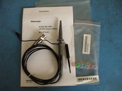 Tektronix P2100 100 mhz 10X/1X selectable probe 