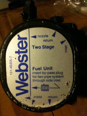 Webster 2 stage m series fuel pump-remanufactured 2M34D