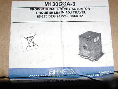 Johnson proportional rotary actuator M130GGA-3 