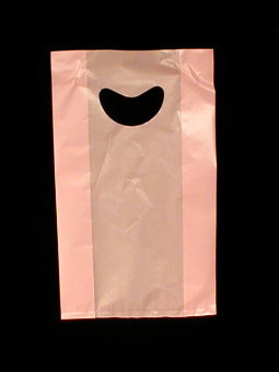 Merchandise gift bags high density pink retail (m)1,000