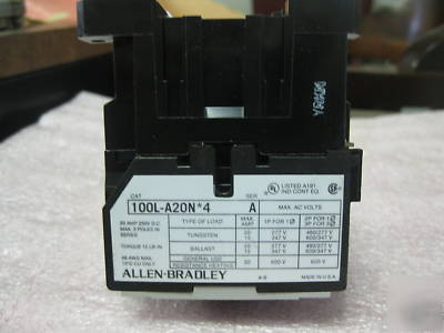 New 100L-A20ND4 allen bradley contactor 1 available