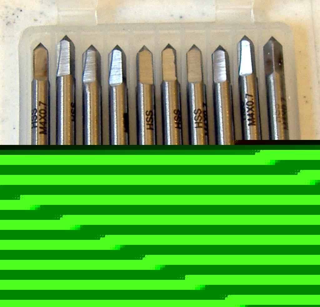 New M4X0.7 hss tap straight hand tap helicoil 