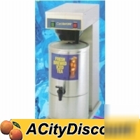 New cecilware auto iced tea brewer w/ s/s dispenser