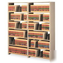 New snap-together open shelving add-on unit, sand fi...